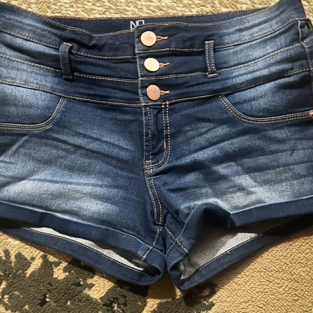 Women's Blue Denim Shorts